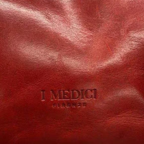 I MEDICI FIRENZE GENUINE ITALIAN LEATHER SATCHEL BAG